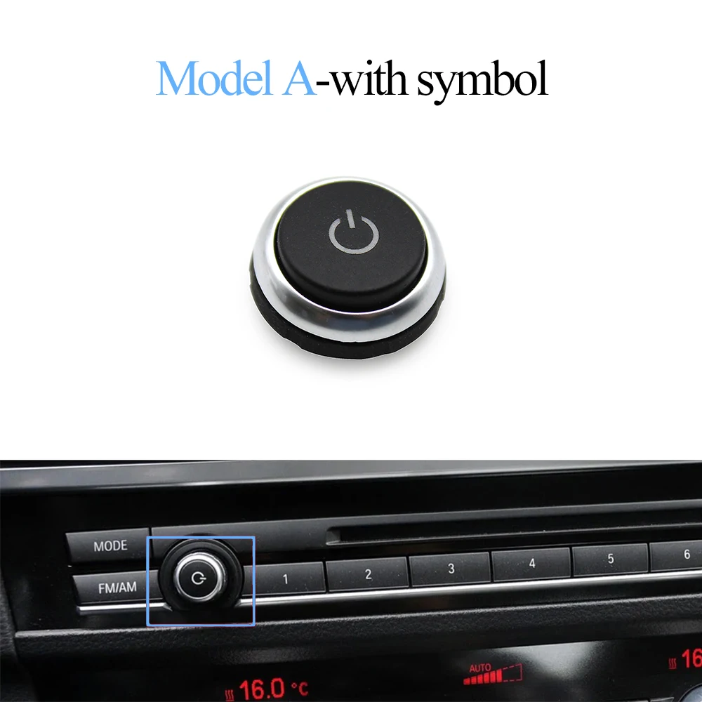 Araba Ön Konsol Klima Radyo Anahtarı Ses Düğmesi Anahtarı Düğmesi BMW 5 7 Serisi F10 F01 F02 F07 F15 F16 63139328426