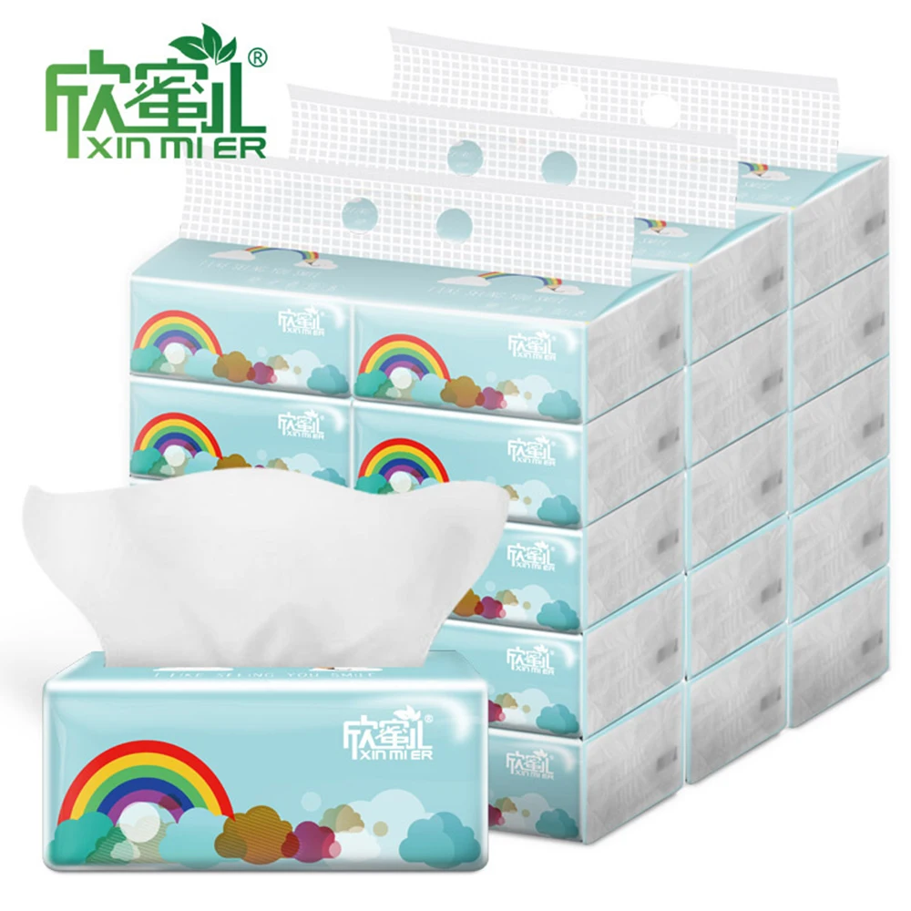 

30 Packs Towels Household Extractable Toilet Paper Napkins Paper Towels Virgin Wood Pulp Paper Facial Tissues