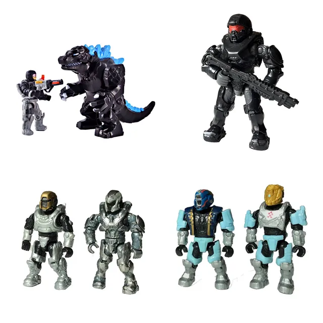 Mini Mega Bloks Call of Duty Mobile Doll Soldier Accessories Dinosaur Action Figure Model Collections Building Blocks Toys Gifts 1
