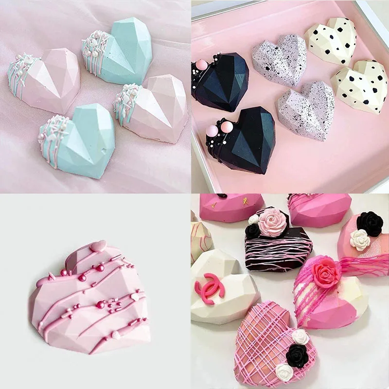 Set 8 Stampini In Silicone 3D Per Dolci - Forme Frutta (Ananas, Fragola, Uva), Per Cioccolato, Gelatina, Resina E Decorazioni Fai Da Te - 2