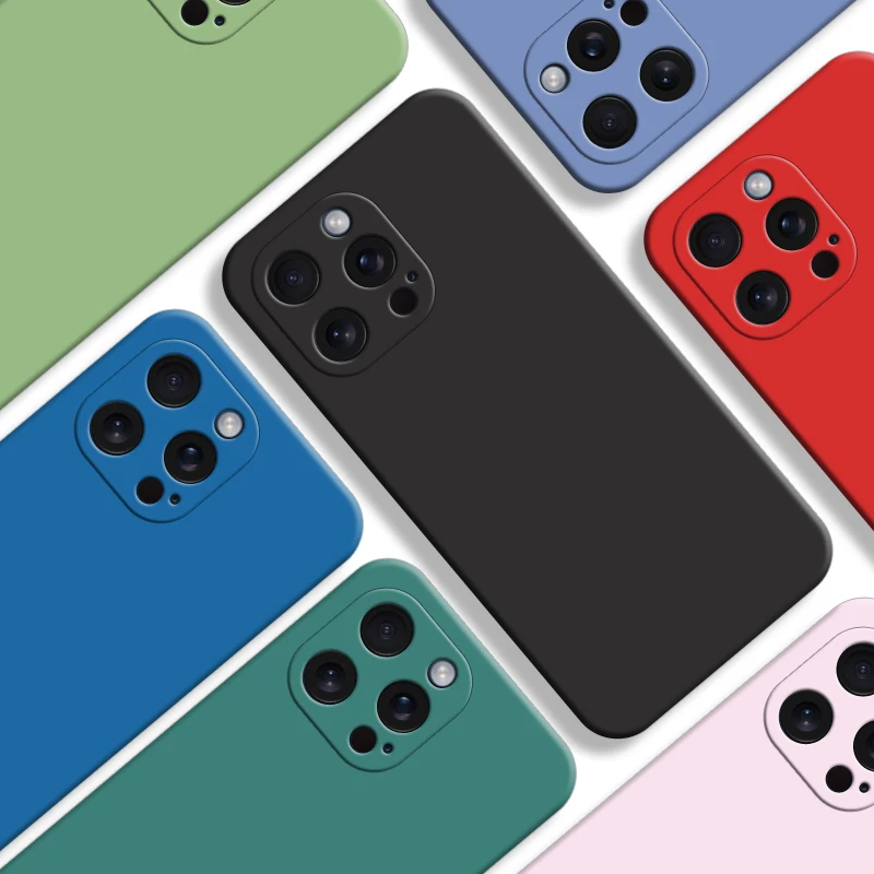 Per Iphone 15 Pro Max Custodia Iphone 12 13 14 15 Pro Max Cover Nuovo Paraurti Protettivo Antiurto In Silicone Liquido Per Iphone 15 Pro