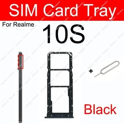 Sim Card Tray Slot Holder Adapter Replacement (10S - Black)
