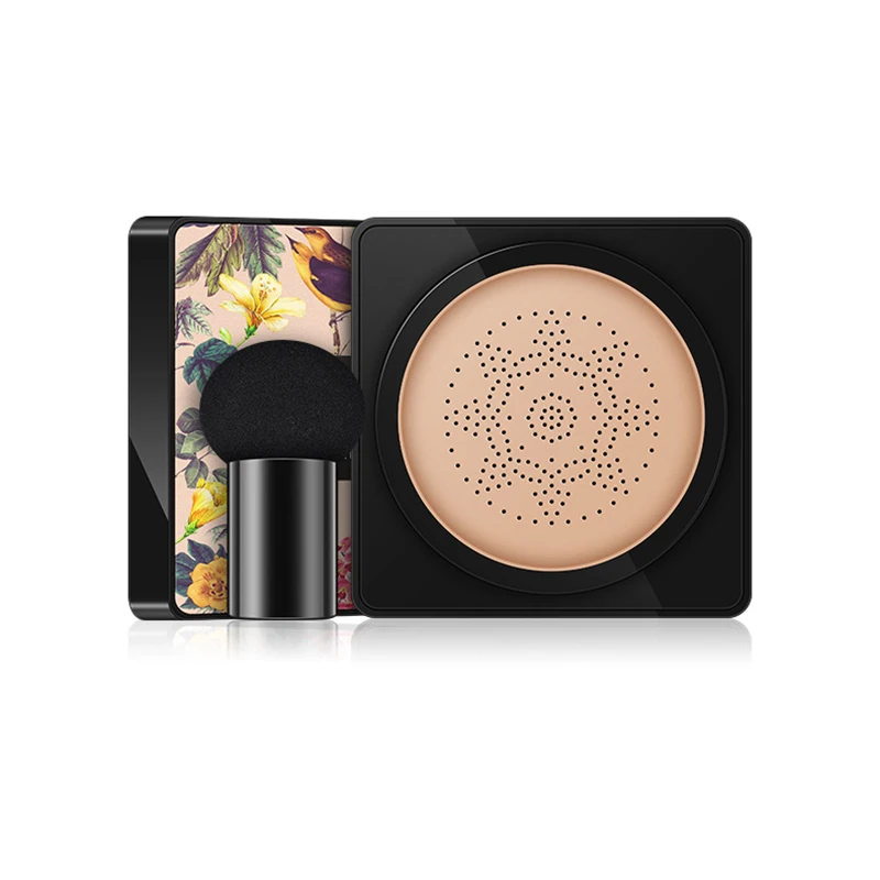 Hidratante Fundação Corretivo, Almofada de Ar, CC Cream, Cogumelo Cabeça Esponja, Cobertura Total, Controle de Óleo, Ilumine o Tom, Puff, 1 Pc, 2Pcs 11