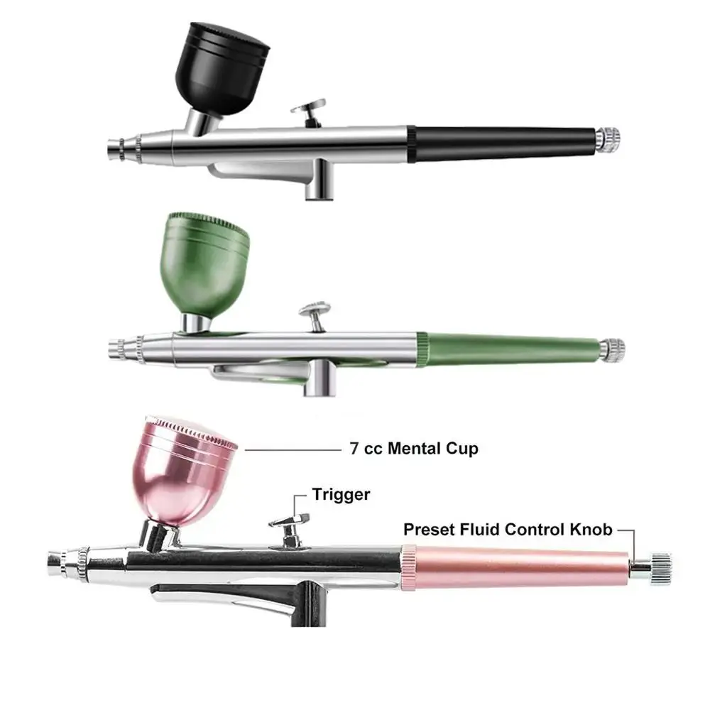 Durable Handheld Oxygen Injector Makeup Tool Air Paint Nail Art Paint Airbrush Painting Painting Cake Compressor Spray Nail