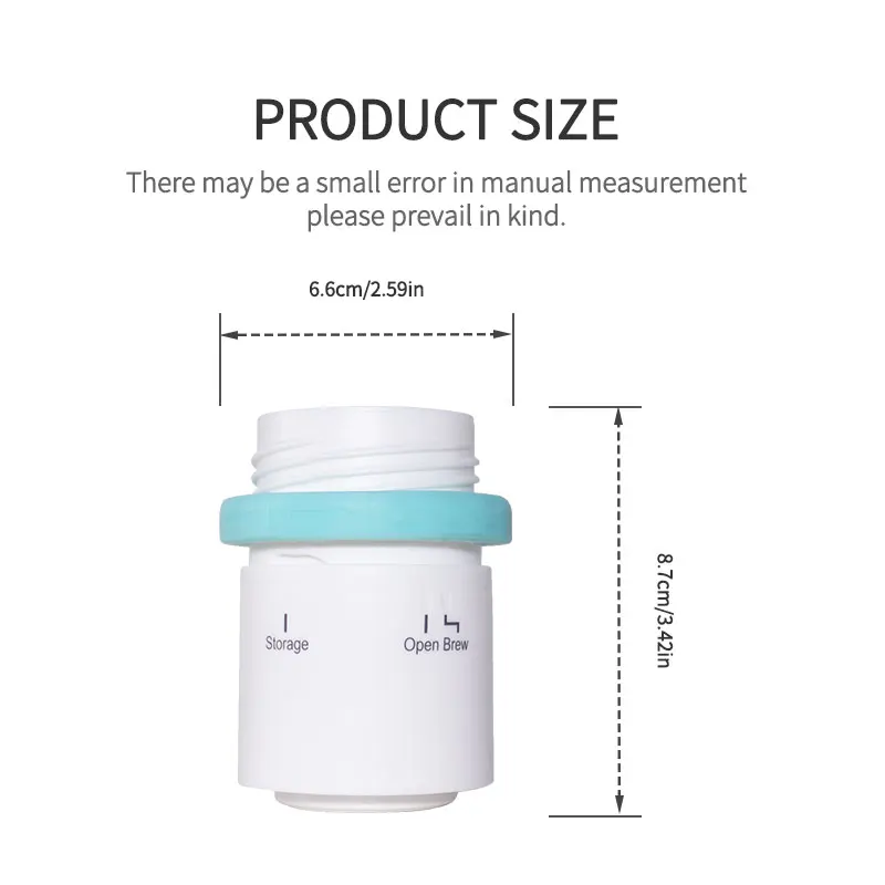 1 Pc Milk Powder Box Detachable Accessories Only Suitable For Baby Bottle Universal Size Rotating To Drop Milk Powder