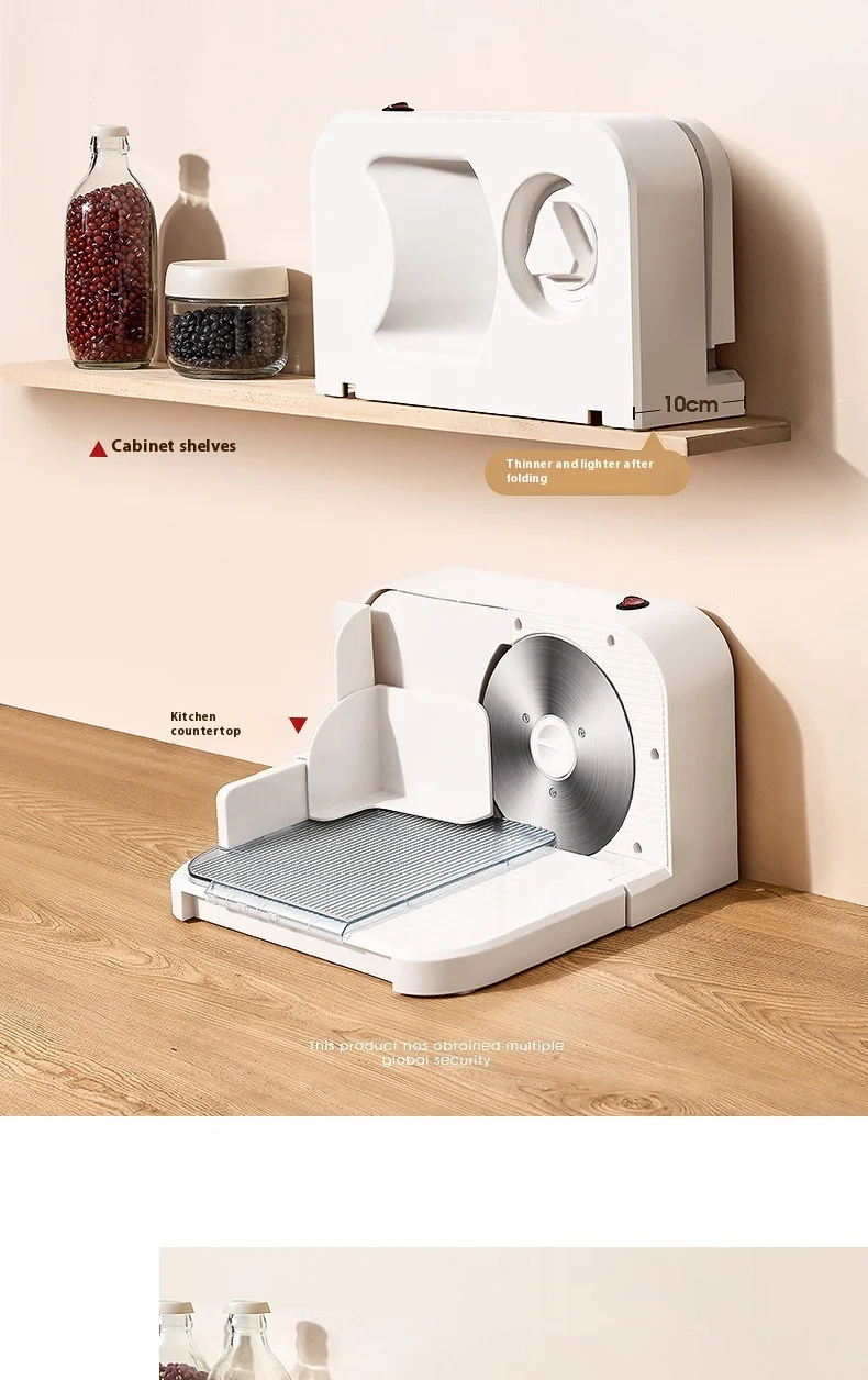 Description Picture 4 of itemElectric Lamb Roll Slicer Small Beef Slices Meat Slicer Household Meat Slicer Artifact Commercial Meat Slicer