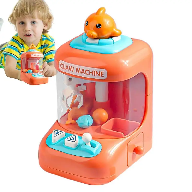 Claw Game Machine Mini Claw Catch Toy Automatic Arcade Cartoon Catch Crane Claw Catch Doll Toys Children Interactive Toys images - 6