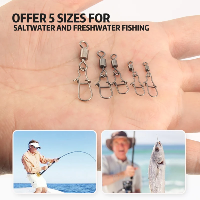 Stainless Steel Fishing Swivel Connectors 6