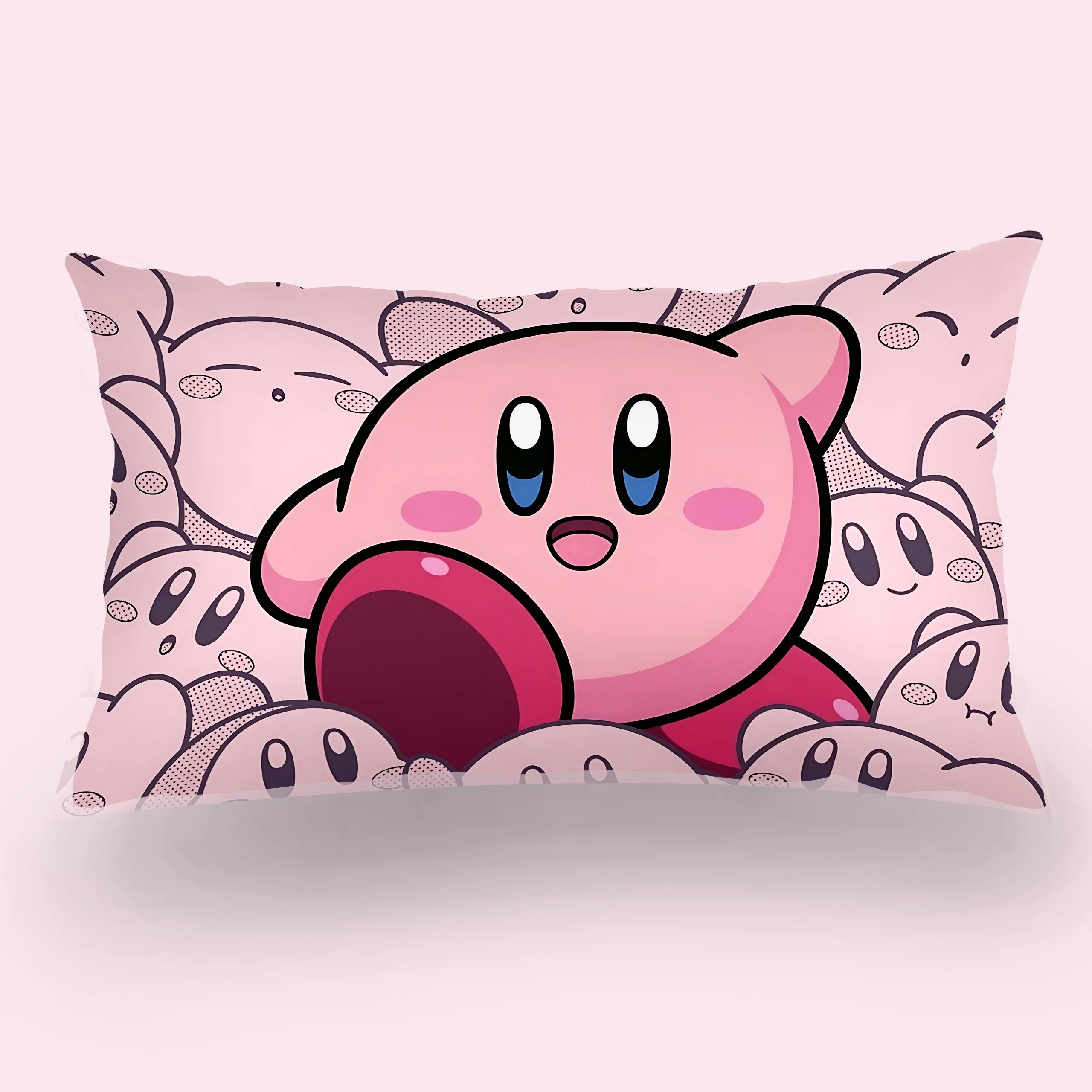 Hot Lovely K-Kirbies Double-sided Printing Rectangle Pillow Case Bedside Pillowcase Sofa Cushion Cover Room Home Decoration