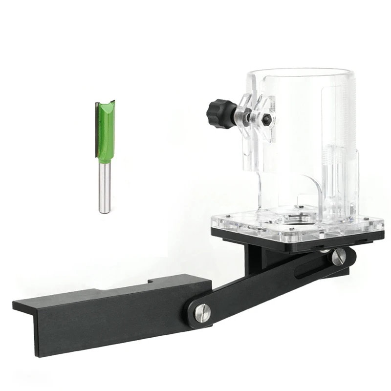 

Кронштейн для прорезывания пазов 2 в 1, невидимый фиксатор для шкафа, панель шкафа, перфоратор, ручной инструмент для обрезки краев, простой в использовании