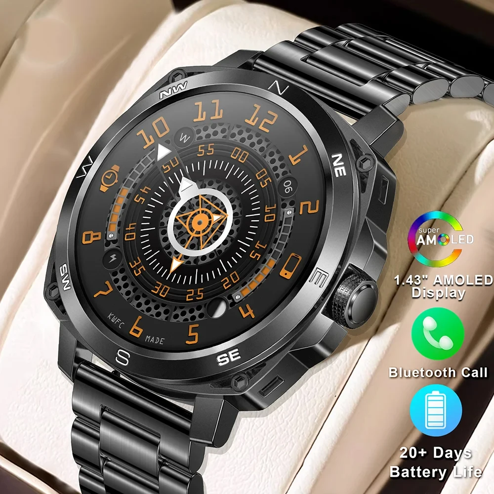 

Outdoor sports men SmartWatches AMOLED Full touch screen Bluetooth calling Waterproof Multifunctional women SmartWatch