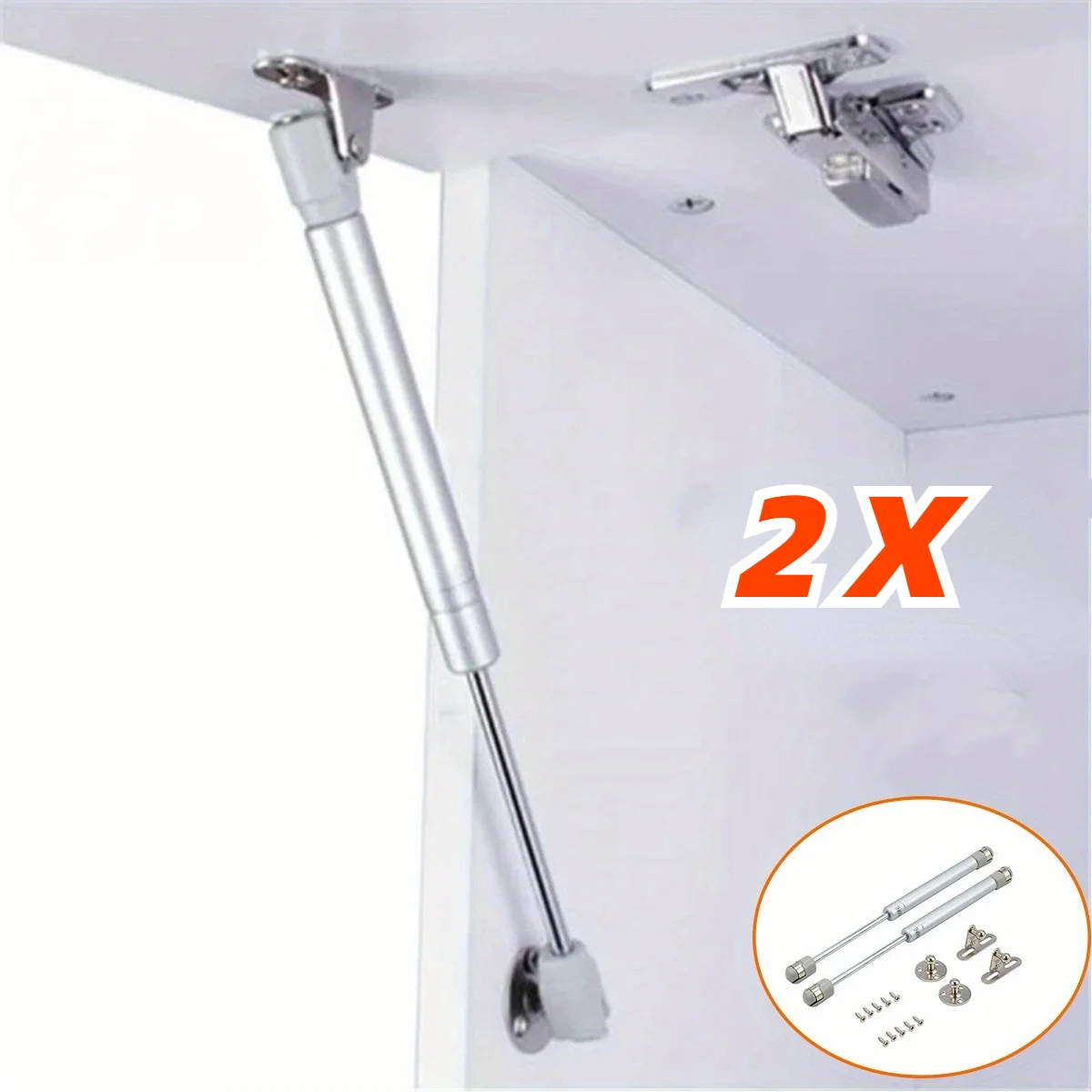 Furniture Cabinet Door Stay Soft Close Hinge Hydraulic Gas Lift Strut Support Rod Pressure 100/120/150/200N 2PCS cabinet door hinge