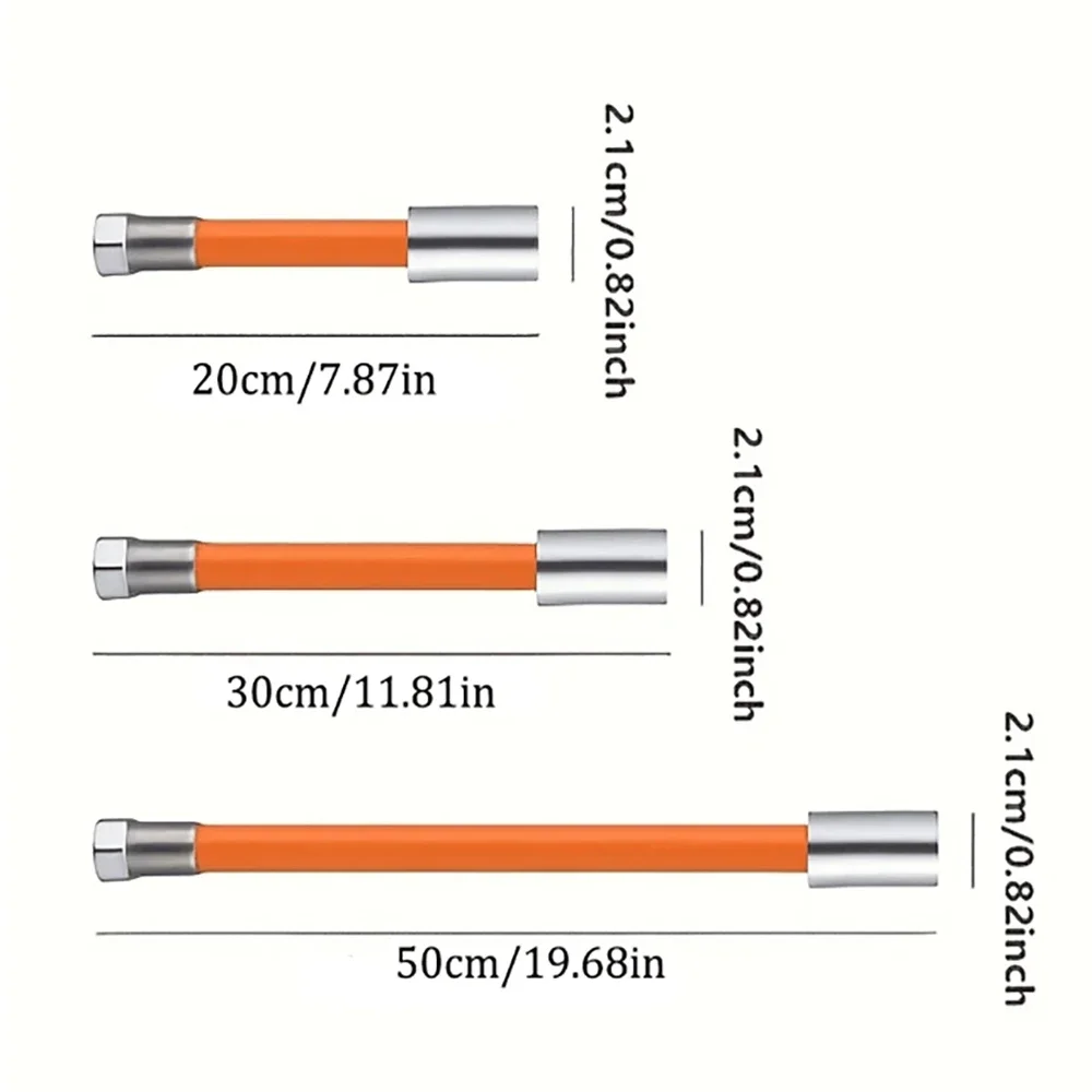 1pc Water Faucet Extension Pipe, Universal Extended Water Pipe, Anti-Splash Extension Pipe 6