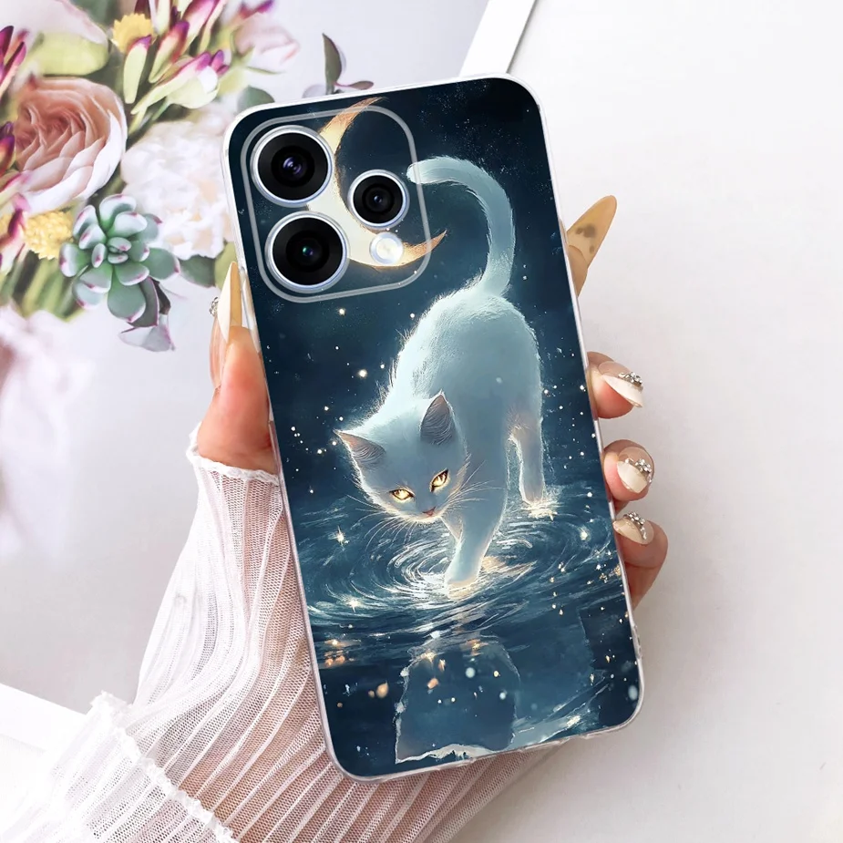 Colorful Flowers Painted Soft Slim Phone Case