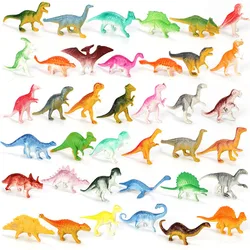 39-Piece Set of Mini Dinosaur Educational Toys - Children's Simulation Animal Figures & Birthday Gift (39Pcs)