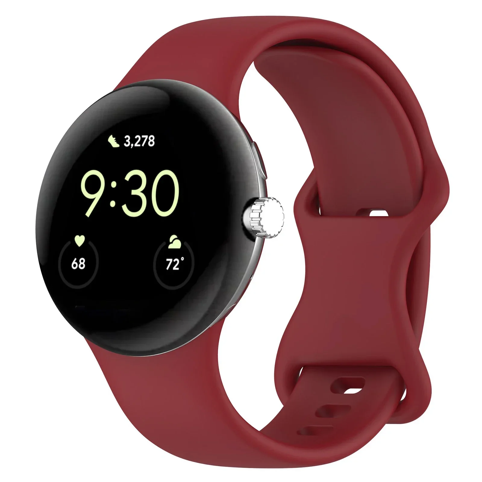 Premium Silicone Sports Strap for Google Pixel Watch – Elegant Wristband Accessory