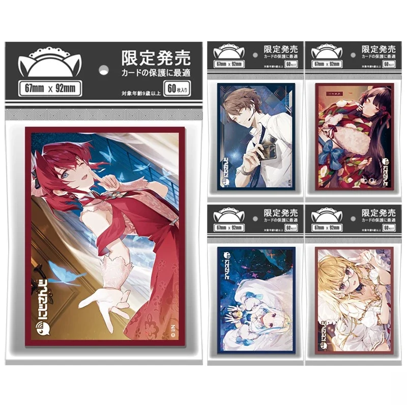 

60pcs/bag Virtual Idol Angers Animation Characters Card Cover Anime Classics Game Collection Cards Protective Case Toy Gift