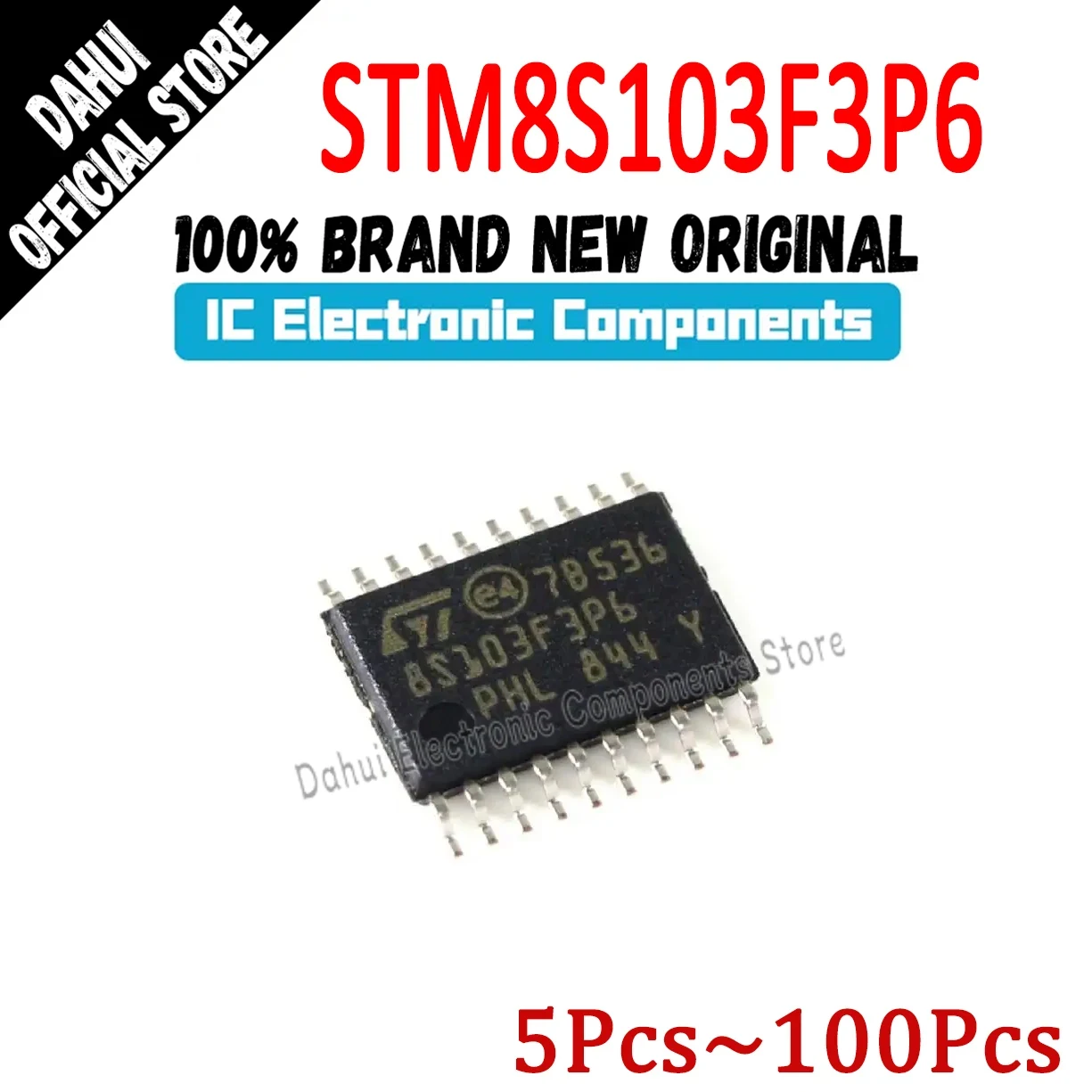 

STM8S103F3P6 8S103F3P6 STM8S103F3 STM8S103F STM8S103 STM8S STM8 STM IC MCU Chip TSSOP-20 In Stock 100% New Originl