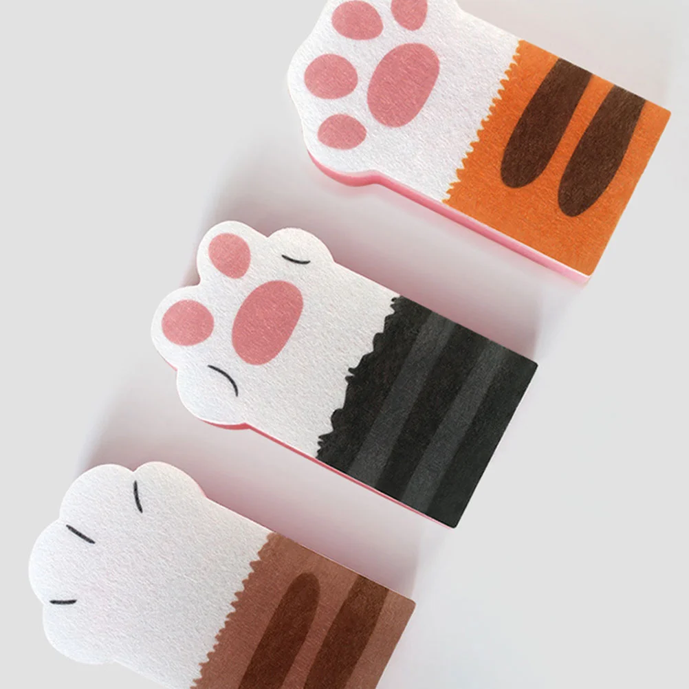 

Cleaning Sponge Cat Paw Claw Kitchen Sponges Scrub Pads Dishes Washing Tool Non-Woven Fabric Scrubber Household Cleaning