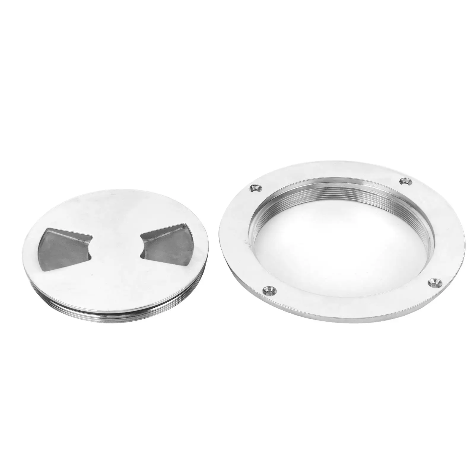 

Boat/Yacht Deck Surface Polishing Cover Plate Easy Installation 5in Inner Diameter Port Hole Anti rust