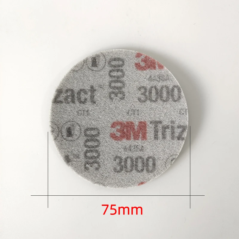 3M 02087 Trizact  ũ Ƕ̵ 3 ġ 75mm   ڵ , Ƹٿ ÷ŷ 3000 ׸
