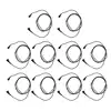 10Pcs 2pin BW Hearing Aids Receiver Wire Heat Resistant Good Sound Transmission Effect Sound Amplifier Cord Cable 6