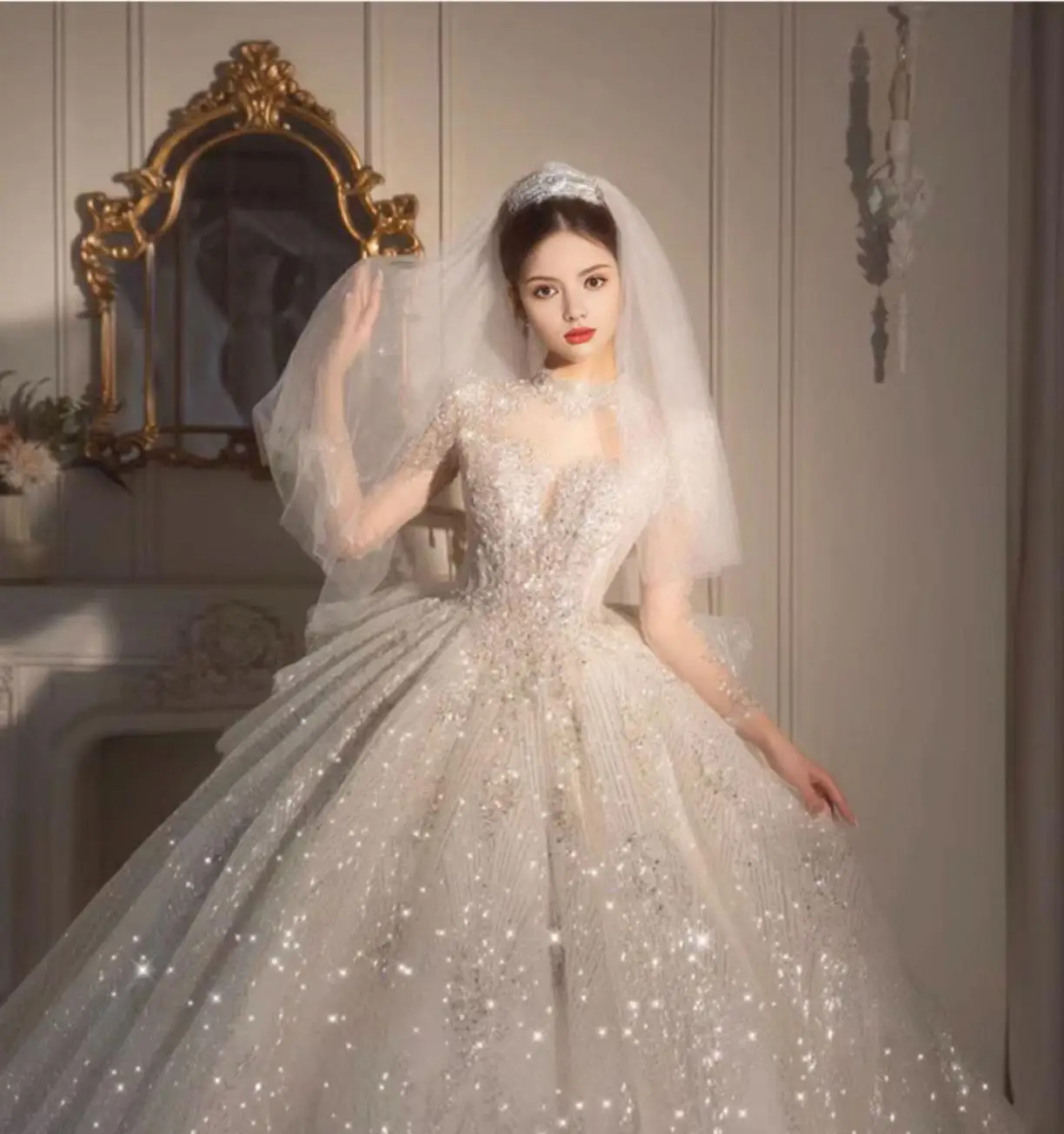 긴 웨딩 드레스 | AliExpress Business의 대량 할인 및 드롭쉬핑 특가, image size:1224x1305