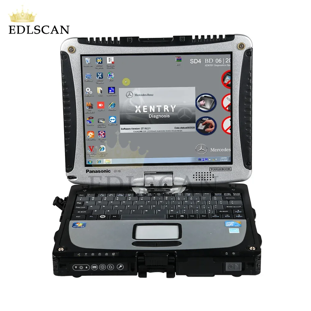 

2021 New FOR MB SD Connect C5 Diagnostic Tool 2021.06 version SSD with WIFI Professioanl +CF19/T420 laptop