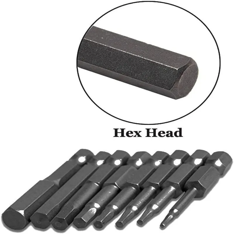 Screwdriver Set Hexagonal Screwdriver Set 10pcs Hexagonal Bit S2 Alloy Steel