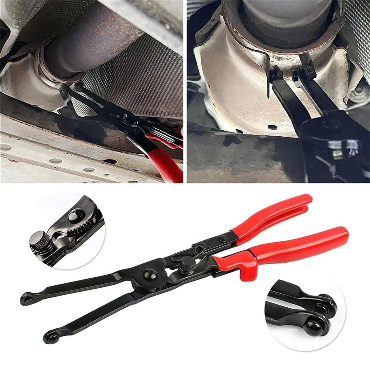 Car Exhaust Pipe C Clamp Removal Plier Spreading Plier Retrofit Demolition Auto Special Repair Tool