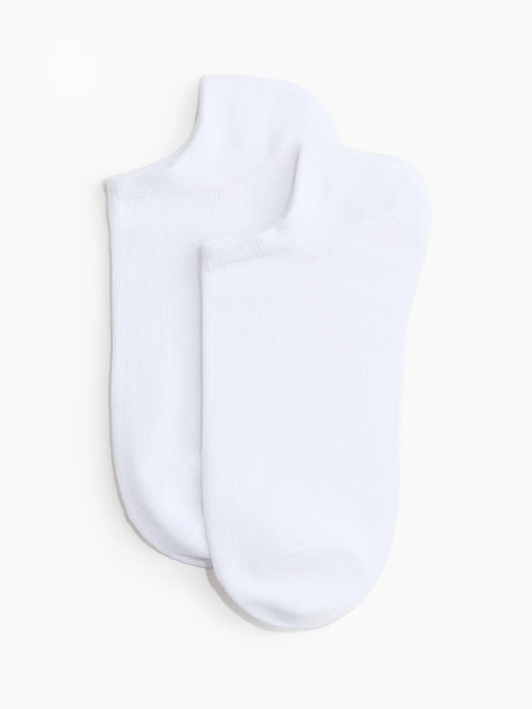 H&M 남성용 스포츠 양말 0켤레 팩 면 폴리에스터 탄성 섬유 사계절용 편안하고 통기성 좋은 보트 양말