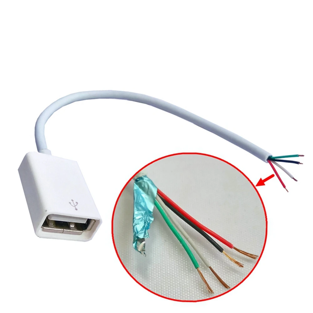 

1 USB 2.0 socket to socket data cable dual ended USB extension cable DIY OTG cable 30 CM