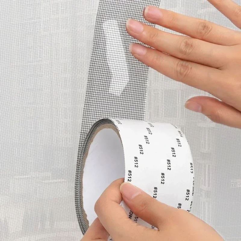 

Window Screen Repair Tape Self Adhesive Mesh Tape Net Door Fix Patch Anti Insect Mosquito Mesh Broken Holes Repairing Curtains