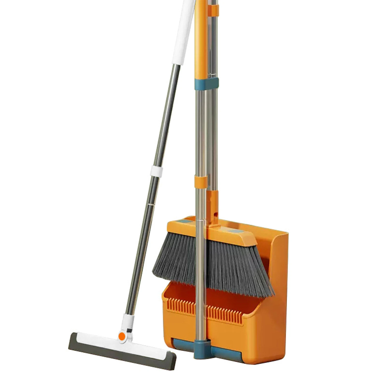 

Household Broom and Dustpan Combo Broom and Dustpan Set for Home for Sweeping Lobby Kitchen Office