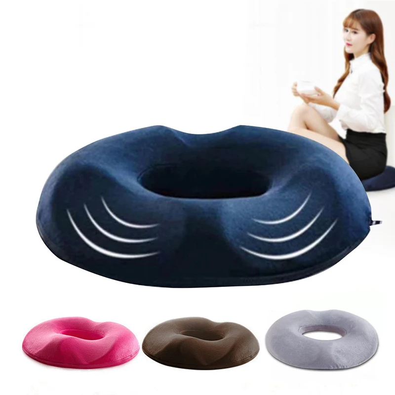 

Donut Pillow Hemorrhoid Seat Cushion Tailbone Coccyx Orthopedic Seat Prostate Chair for Memory Foam