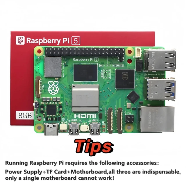 raspberry pi 5オリジナル公式モデルpi5 4GB / 8GB ram