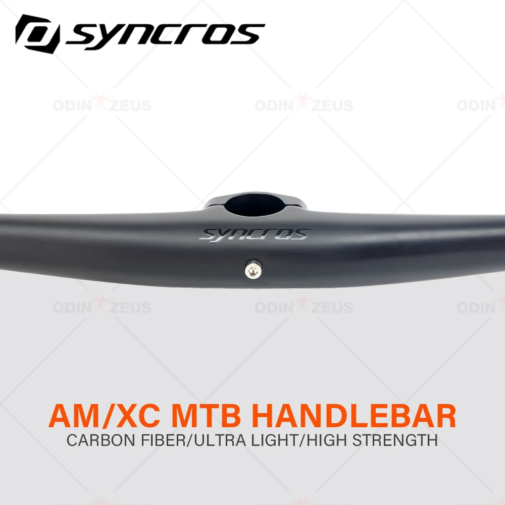

SYNCROS Carbon MTB Mountainbike Integrated Handlebar UD Matt 35x720-800mm AM FR XC Handle Bar With Computer Mount