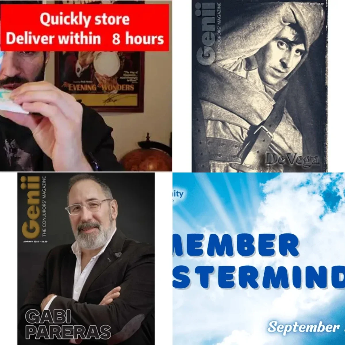 Gateway By Surreale Fx Magic,Genii Magazine Febbraio, Genii Magazine Gennaio, Member Mastermind Live Settembre-Trucchi Magici