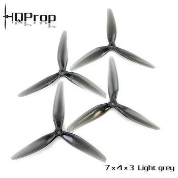 2Pairs HQPROP DP7X4X3 7040 3-Blade PC Propeller for RC FPV Racing Freestyle 7inch Long Range LR7 Cinelifter Drones DIY Parts 1