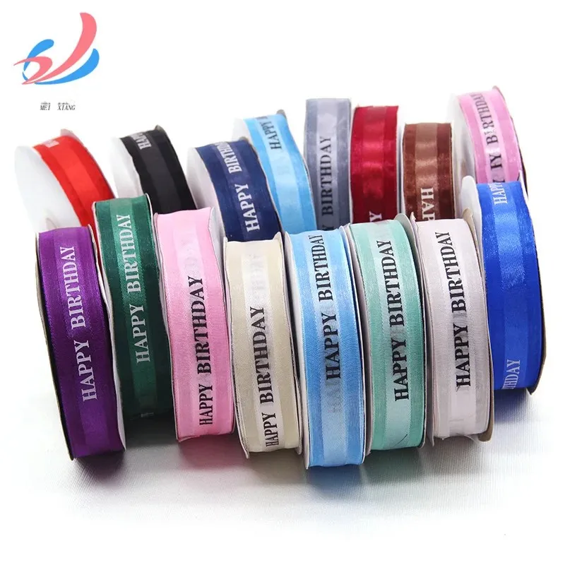 Festive Decoration Gift Box Ribbon Christmas Gift Decoration Snowshaft Birthday Happy Cake Baking Weave Band Clothing Accessory