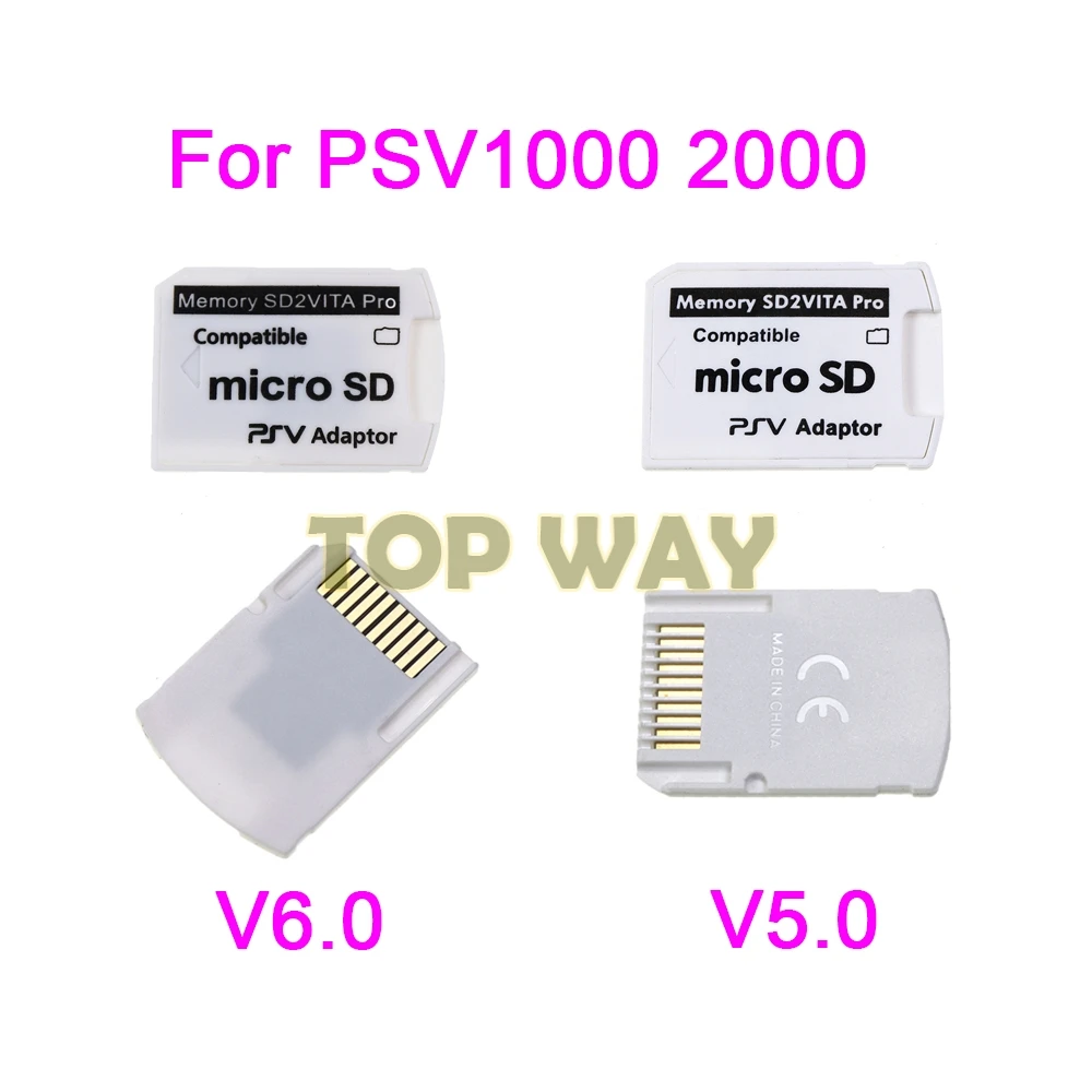 5-1PCS V6.0 SD2VITA for PS Vita Game Card Memory TF Card Adapter