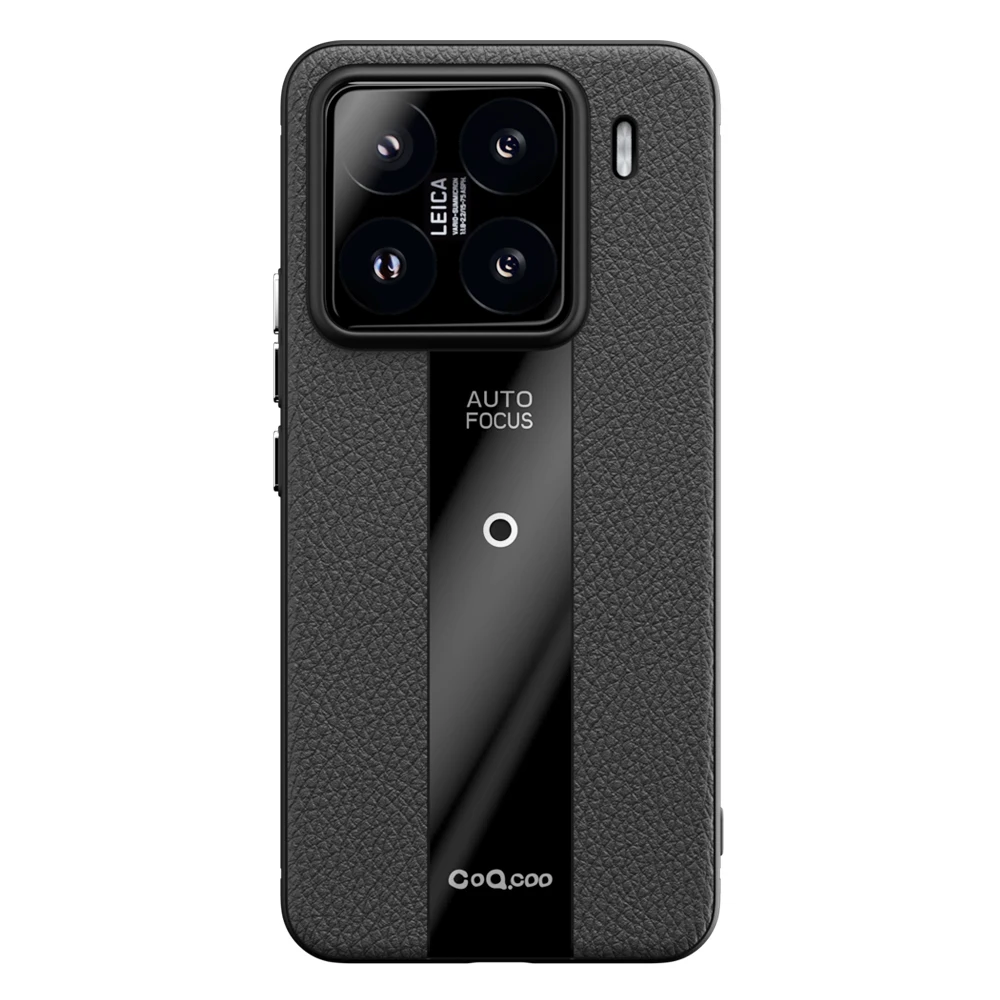 Luxury Lichi Leather Ultra-Thin Matte Case with Lens Protection