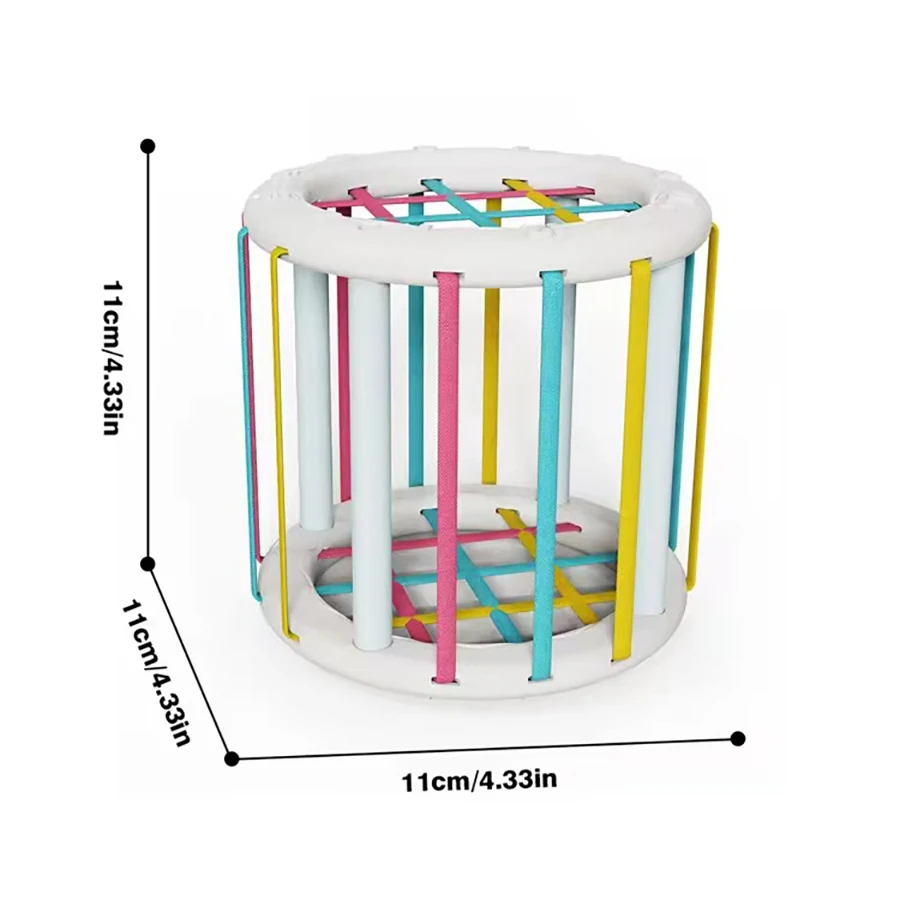 1PCS-Montessori Form Sorter Cube Regenbogen Bunte Blöcke Sortierung Spiel Infant Kognitive Grip Training Lernen Pädagogisches Spielzeug – Detail 16