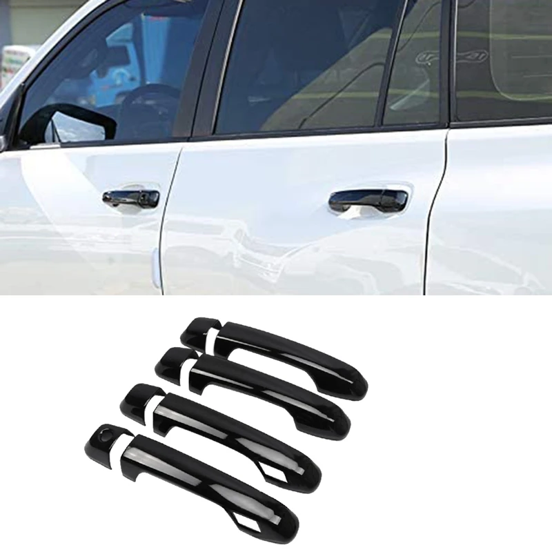 

Для Toyota 4runner 2010-2021 черная внешняя зеркальная обшивка (с умными отверстиями для ключей) аксессуары