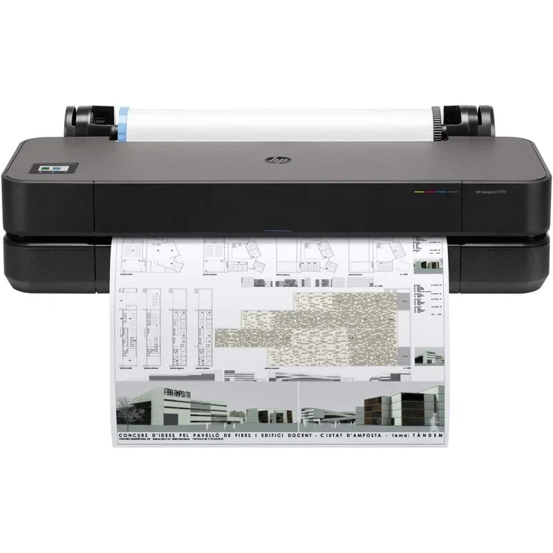 

HP DesignJet T210 крупноформатный 24-дюймовый цветной плоттер, в комплект входит 2-летняя гарантия на уход (8AG32H), черный