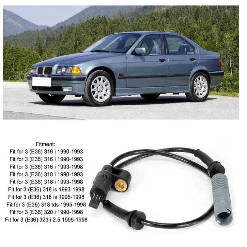 Automotive Sensor ABS Wheel Speed Sensor Suitable for BMW 3 Series Z3 E36 325i 320i 316i 318i 325i 328i 2.8i 3.0i car abs speed sensor