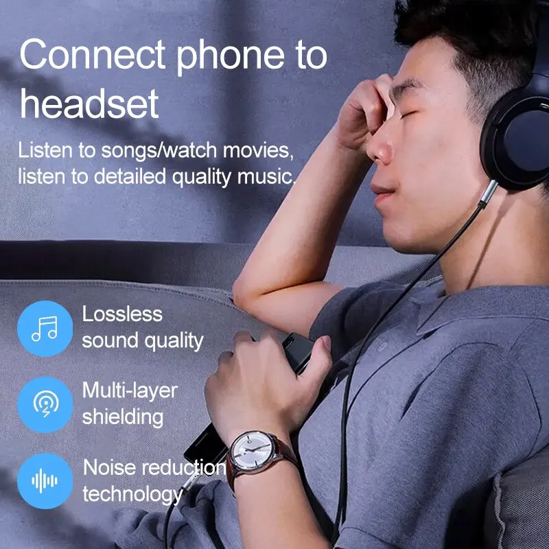 Earphone Jack Adapter IOS Lightning To 3.5mm For iPhone iPad Apple