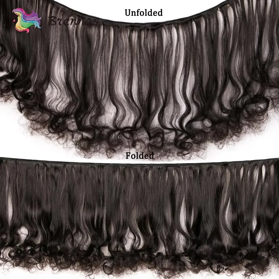 Funmi Hair Bouncy Curl Human Hair Bundles For Women Human Natural Color Double Drown Brazilian Spring Curl 3 Bundles Deal