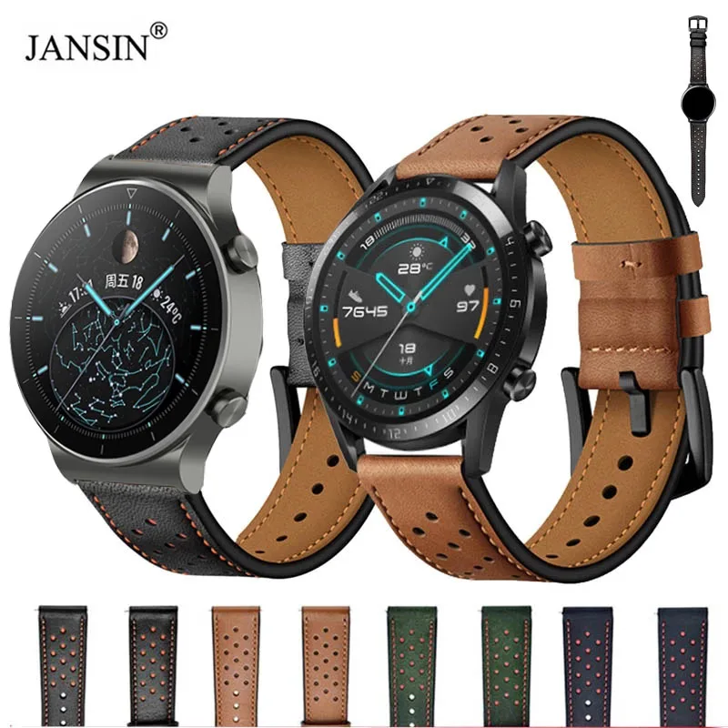 Cinturino In Pelle Per Huawei Watch Gt 2E Smartwatch Band Bracciale Per Huawei Watch Gt2 46Mm Gt2 Pro Gt2E Sostituzione Correa