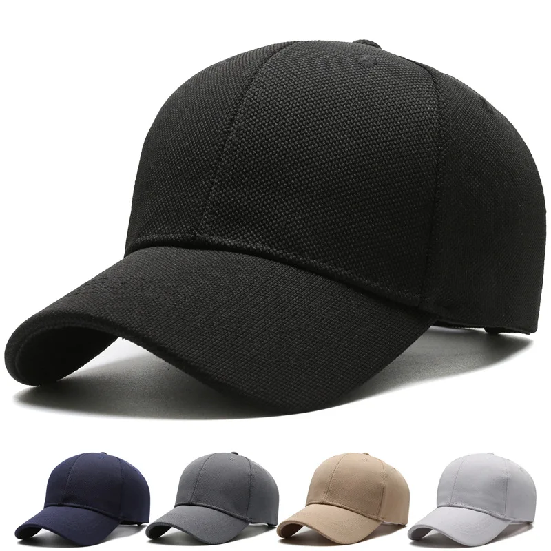 Hat Fashion58-60cm XL Big Head Cap Men Women Pineapple Cloth Light Board Hat Outdoor Leisure Sunshade Baseball Cap Sports Hat 2